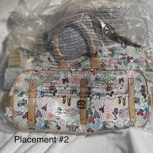 Dooney & Bourke Disney World Sketch Weekender Bag Leather Disneyland Parks NWT - Picture 10 of 10